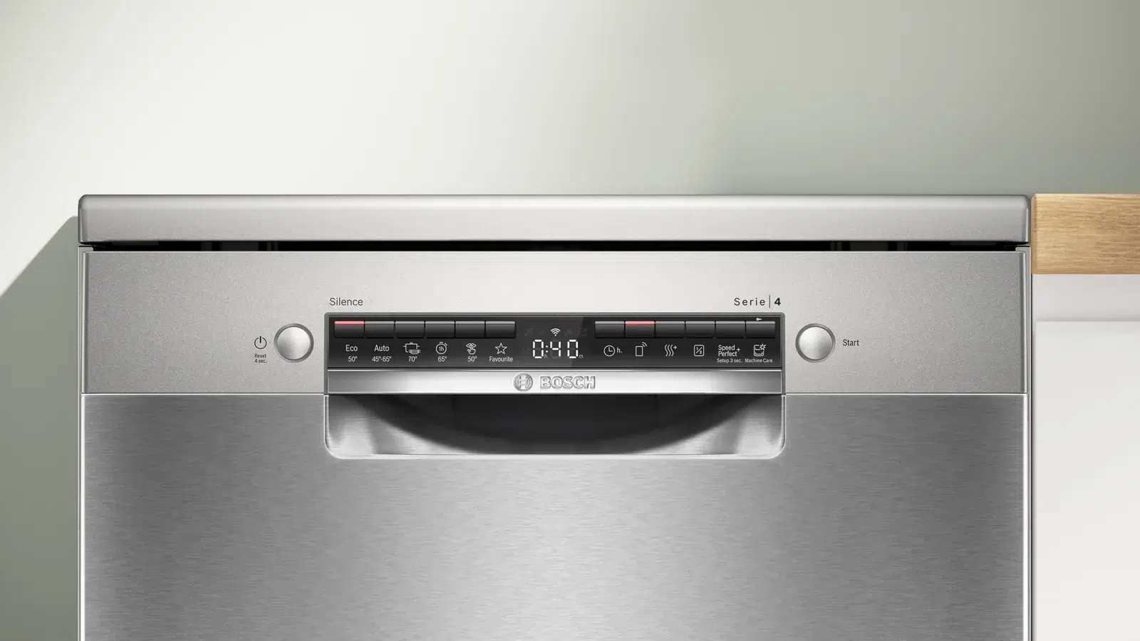 לוח ההפעלה ותוכניות המדיח Bosch SMS4HTI03E