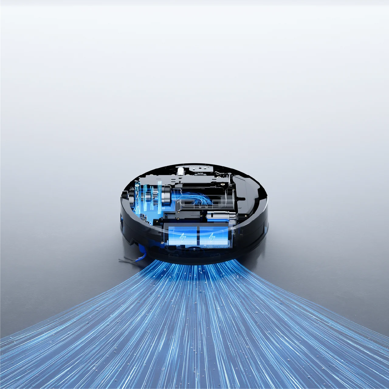 המחשת מערכת השאיבה וזרימת האוויר של X11 PRO OMNI