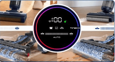 Tineco Floor One S5 PLUS תצוגת LED Tineco Floor One S5 PLUS תצוגת LED