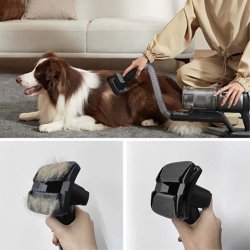 Dreame Z30 Pet Deshedding Tool מברשת Pet Deshedding של Dreame Z30 להסרת פרוות בעלי חיים