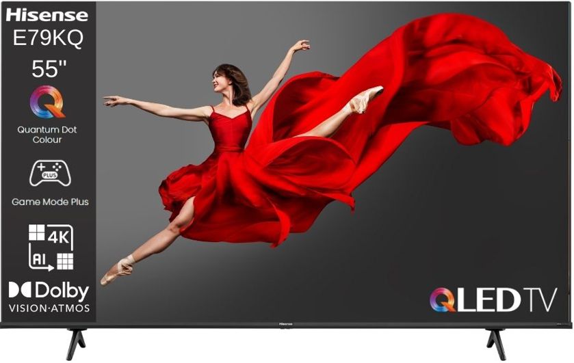 בתמונה רואים טלוויזיה חכמה Hisense דגם 55E79KQ החדש