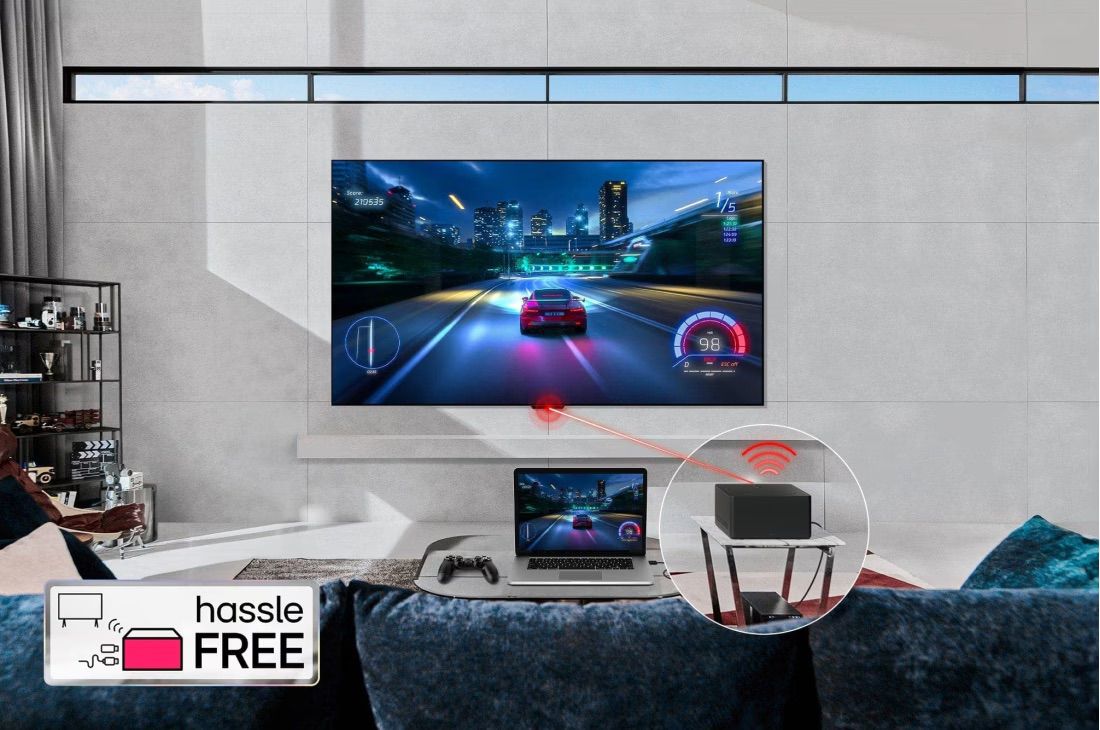 LG OLED SIGNATURE M4 OLED77M46LA - טלוויזיית OLED אלחוטית 77 אינץ׳ טלוויזיית LG OLED77M46LA SIGNATURE M4 בגודל 77 אינץ׳ עם מסך OLED evo ותיבת Zero Connect