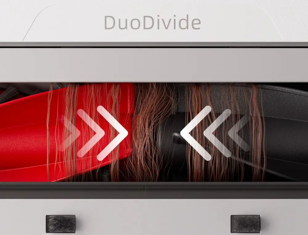 מברשת DuoDivide של Roborock Qrevo Curv נגד הסתבכות שיער