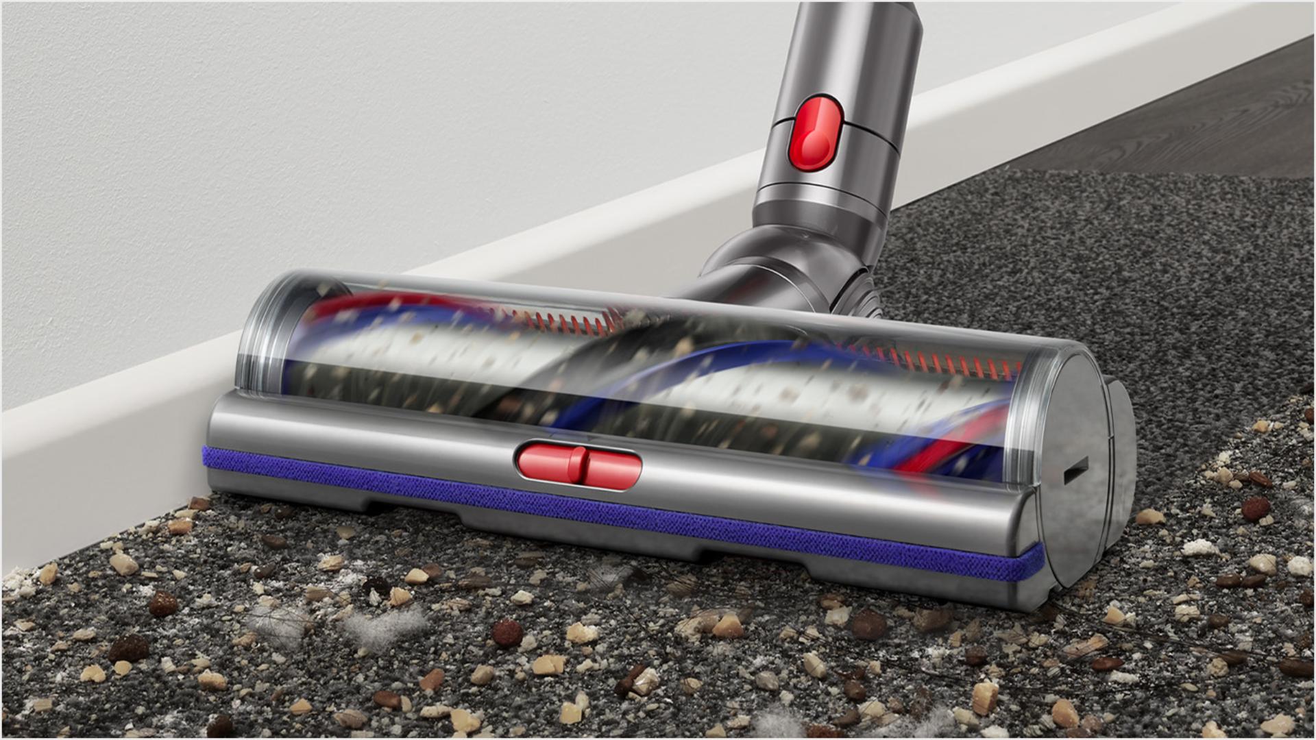 מברשת ניקוי ™Digital Motorbar עם זיפים למניעת הסתבכות שיער  המברשת מניעה זיפי ניילון קשיחים עמוק אל תוך השטיח ומונעת אוטומטית הסתבכות שיער.  מיועדת לרצפות, פרקטים ולשטיחים.