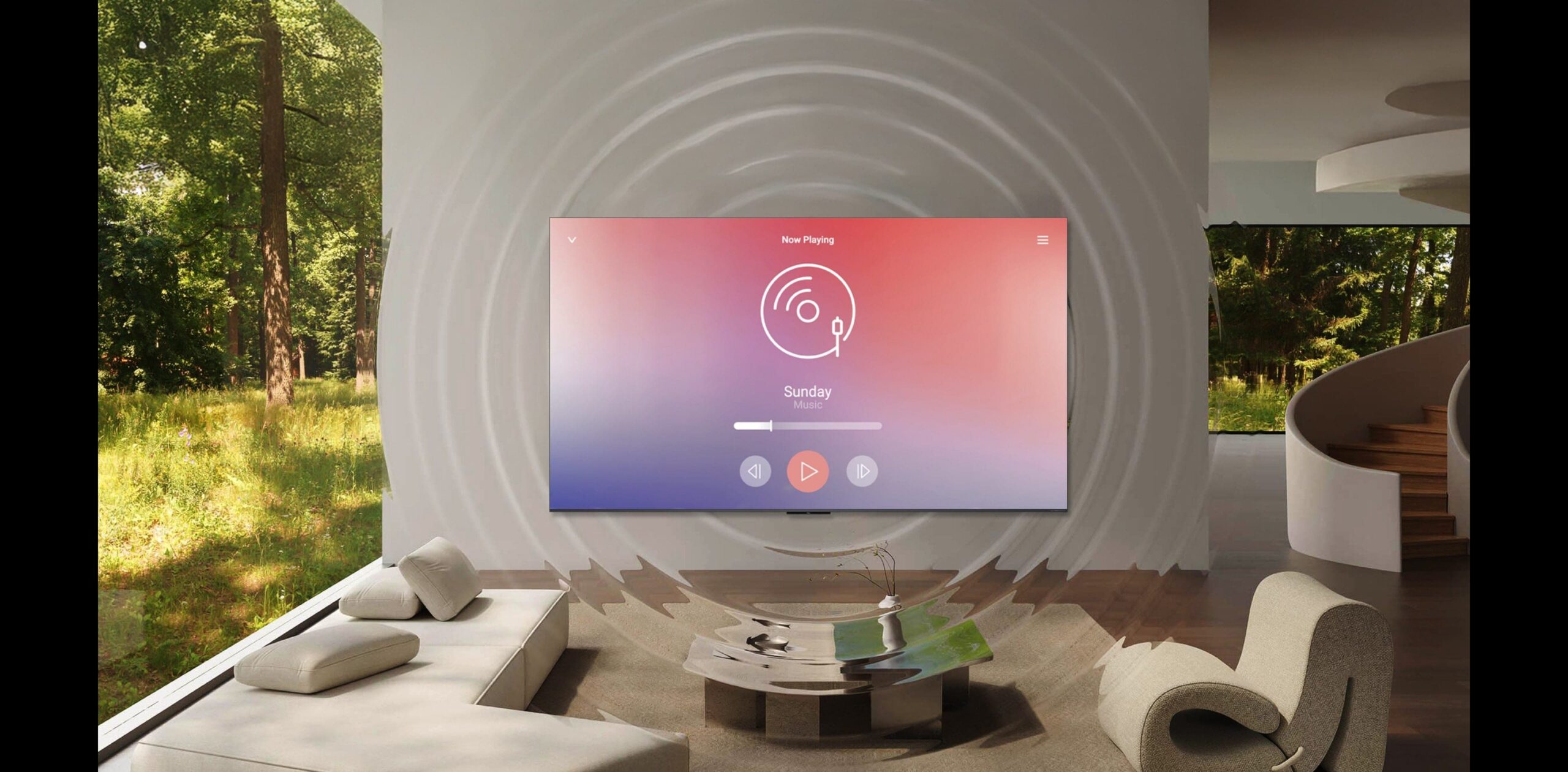 המחשת מערכת Audio by Bang & Olufsen בסדרת TCL C8L