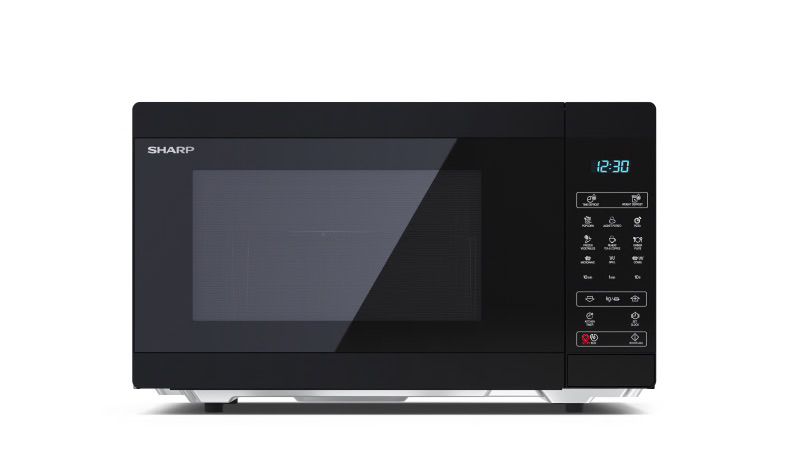 Sharp R-709B מיקרוגל משולב גריל 25 ליטר מיקרוגל משולב גריל Sharp R-709B שחור 25 ליטר עם פאנל בעברית