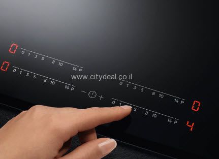 פאנל הפעלה DirectTouch AEG IKE64471FB פאנל הפעלה של כיריים אינדוקציה AEG IKE64471FB עם שליטת מגע DirectTouch