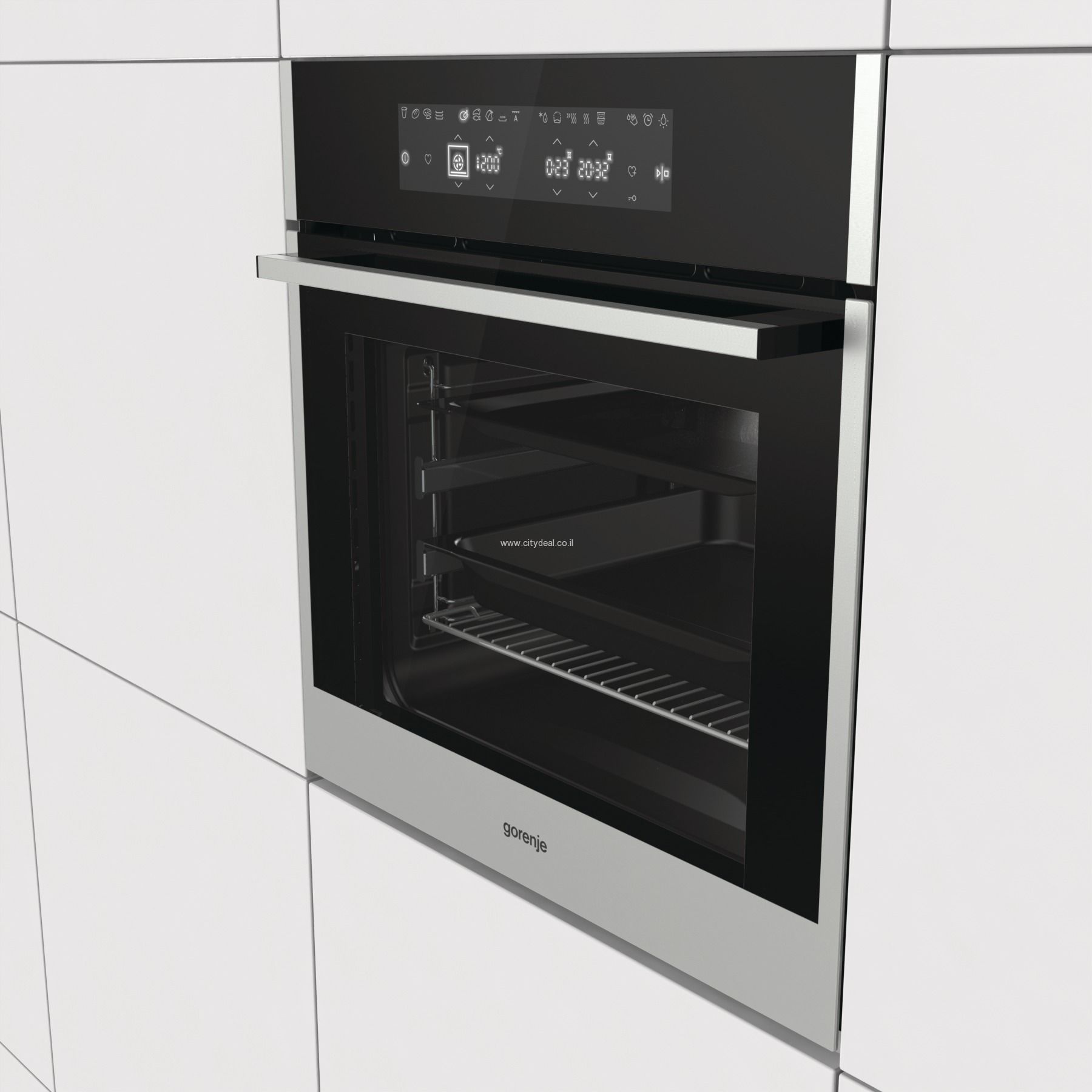 GORENJE BO758A33XG – התקנה בנישה תנור GORENJE BO758A33XG מותקן בתוך נישת מטבח