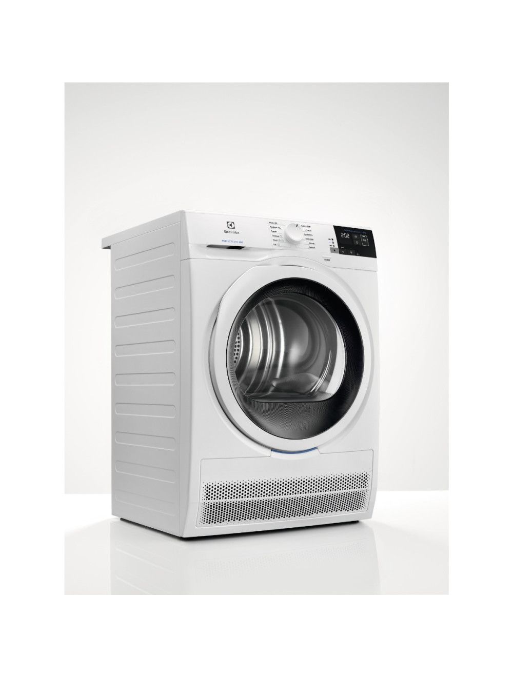 Electrolux EW6C4824CB – מייבש כביסה במבט צד מייבש Electrolux EW6C4824CB מזווית צד