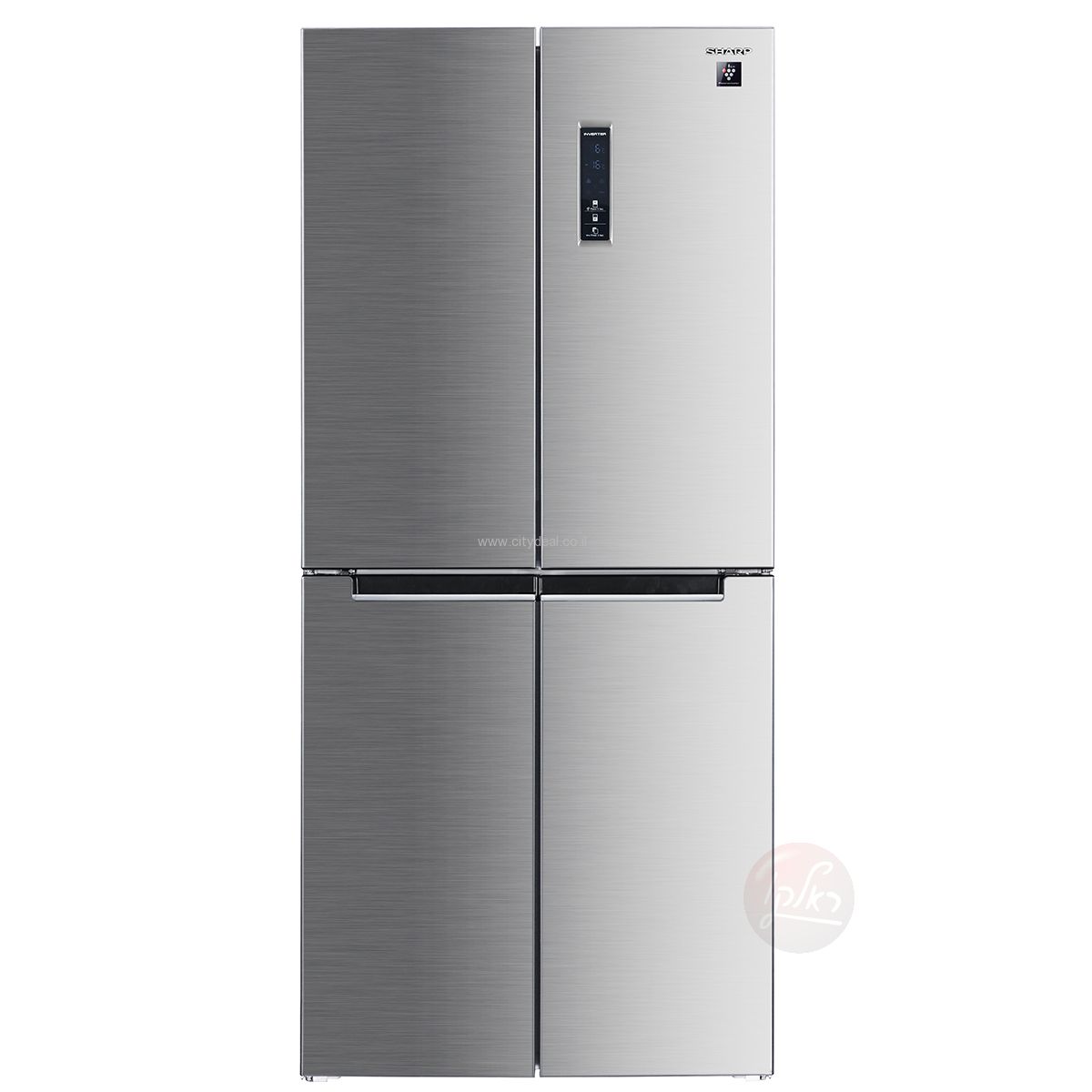 מקרר 4 דלתות SHARP SJ-8420SL נירוסטה תמונה ראשית
