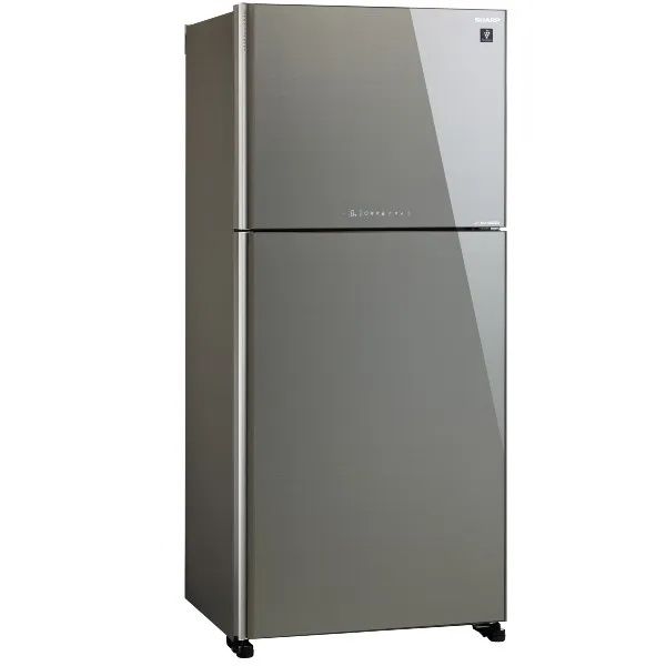 מקרר מקפיא עליון Sharp SJ-4660SL זכוכית אפורה אינוורטר