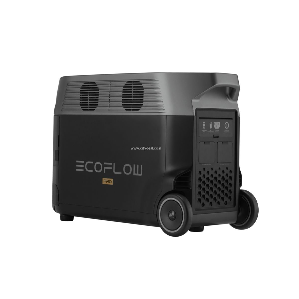 EcoFlow DELTA Pro עם אפשרות הרחבה לסוללות נוספות ולמערכת גיבוי ביתית