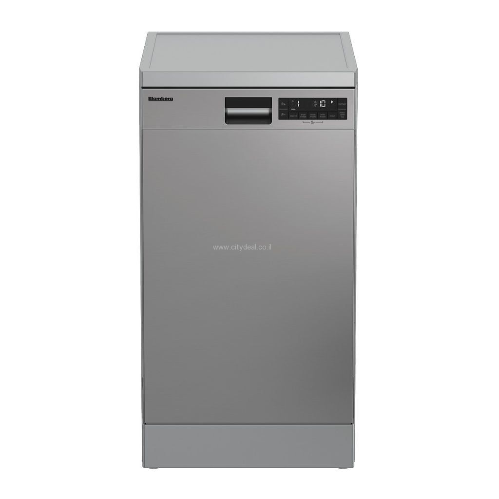 מדיח כלים צר Blomberg GSS219P6X נירוסטה מוברשת 45 ס״מ יבואן רשמי ראלקו