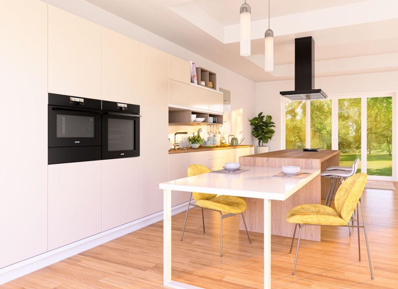 ניקוי AquaClean וטריקה רכה בתנור Gorenje BCM598S17BG