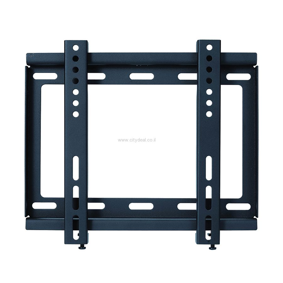 מתקן צמוד קיר איכותי Audio-Line LCD200P למסכי טלוויזיה עד 42 אינץ' בתקן VESA 200x200 וכושר נשיאה של 30 ק