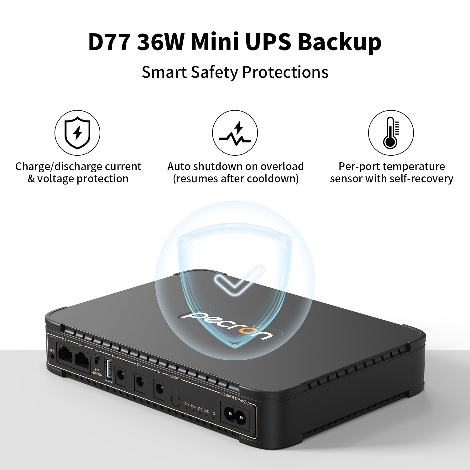 Smart Safety Protections PECRON D77 הגנות בטיחות באל פסק PECRON D77