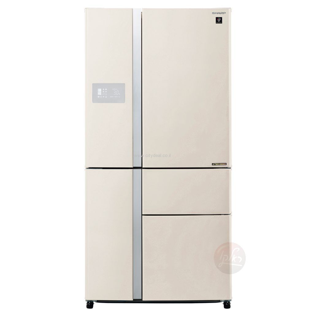 מקרר 5 דלתות Sharp SJ-9630BG בגימור בז׳ 668 ליטר מהדרין
