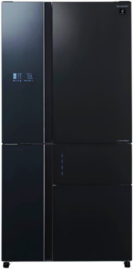 מקרר 5 דלתות Sharp SJ-9730BK זכוכית שחורה 661 ליטר מהדרין