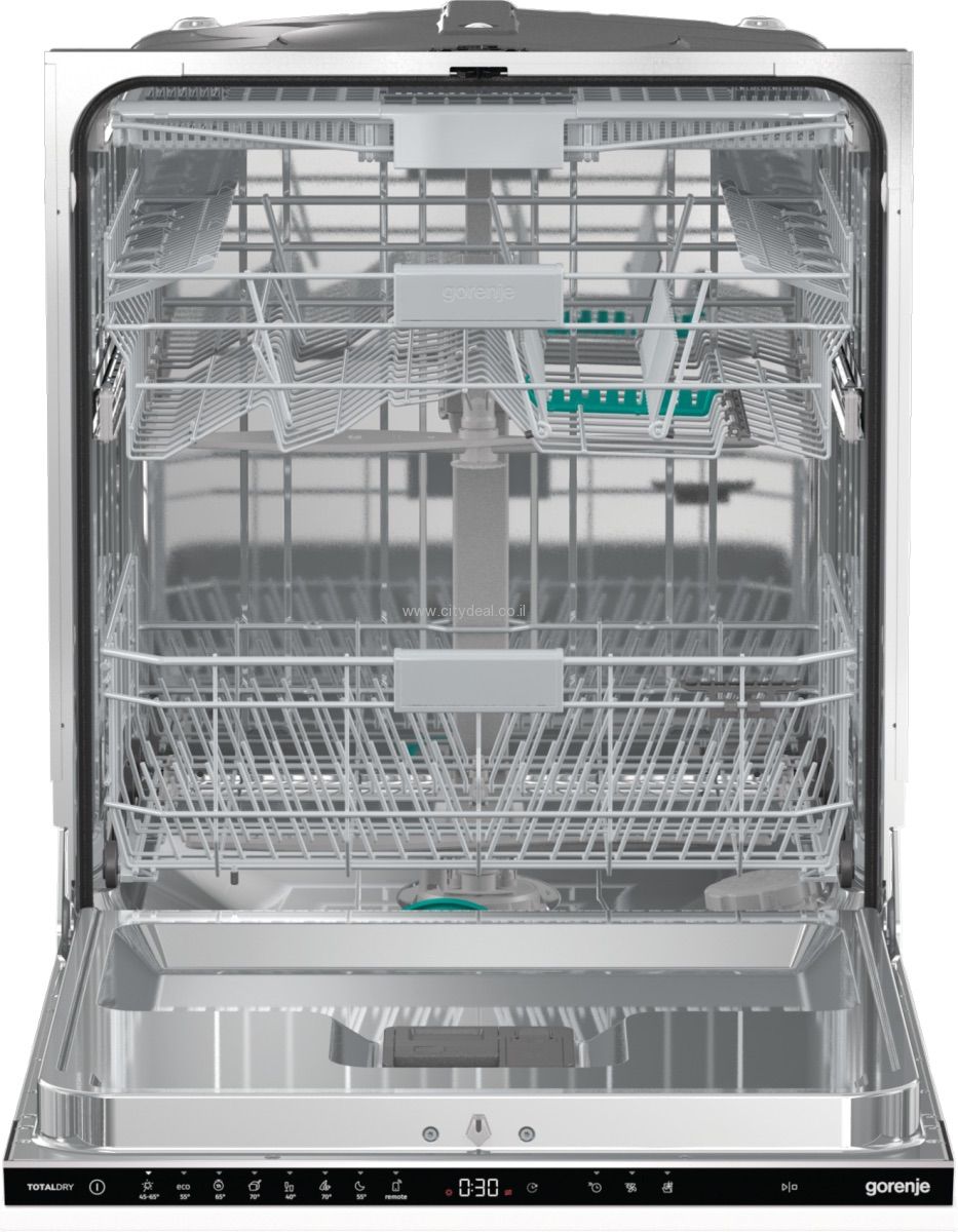 מפלס שלישי וסידור כלים Gorenje GV673C60 מערכת הסלסלות והמפלס השלישי במדיח Gorenje GV673C60