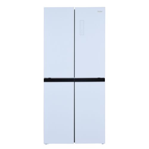 מקרר 4 דלתות Haier HRF4494FW בגימור זכוכית לבנה