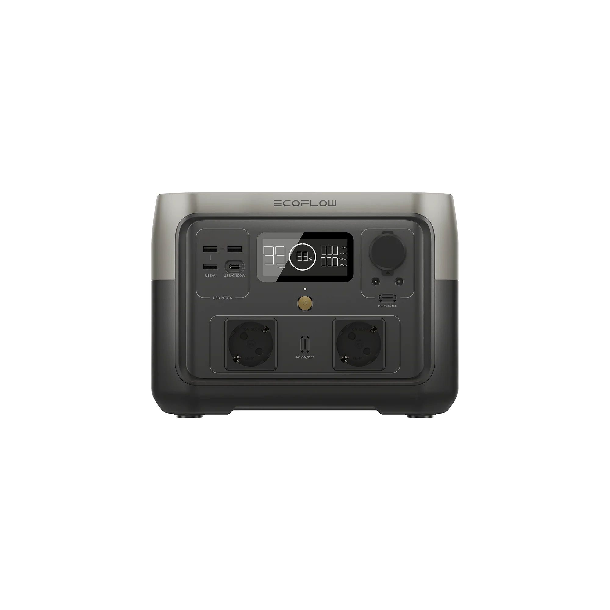 ערכת תחנת כוח ניידת EcoFlow River 2 Max ופאנל סולארי