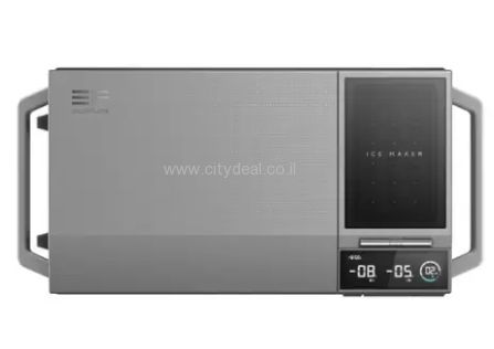 מכונת הקרח המובנית של EcoFlow GLACIER מייצרת 18 קוביות