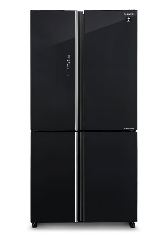 מקרר 4 דלתות SHARP SJ-FFSR89-BK זכוכית שחורה