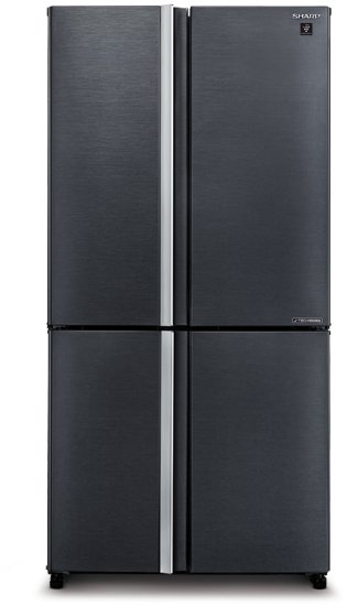מקרר 4 דלתות SHARP SJ-FFER89-SL בגימור מתכת כסוף כהה