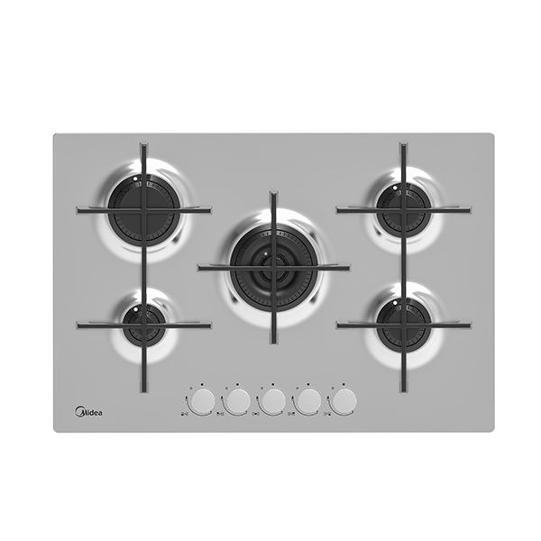 כיריים גז 5 להבות MIDEA 75SQ503 נירוסטה תמונה ראשית