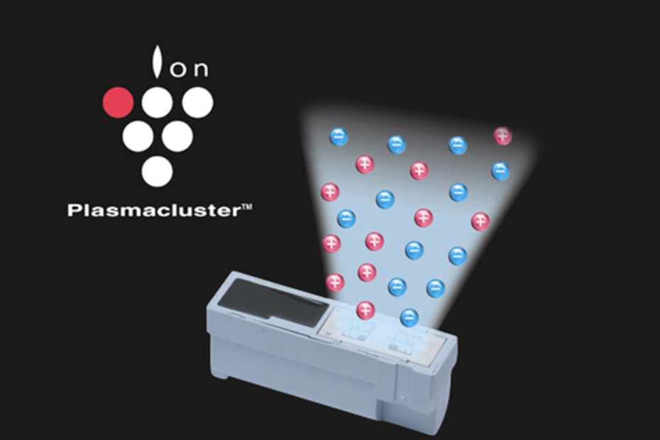 המחשת טכנולוגיית Plasmacluster Ion Pro של Sharp