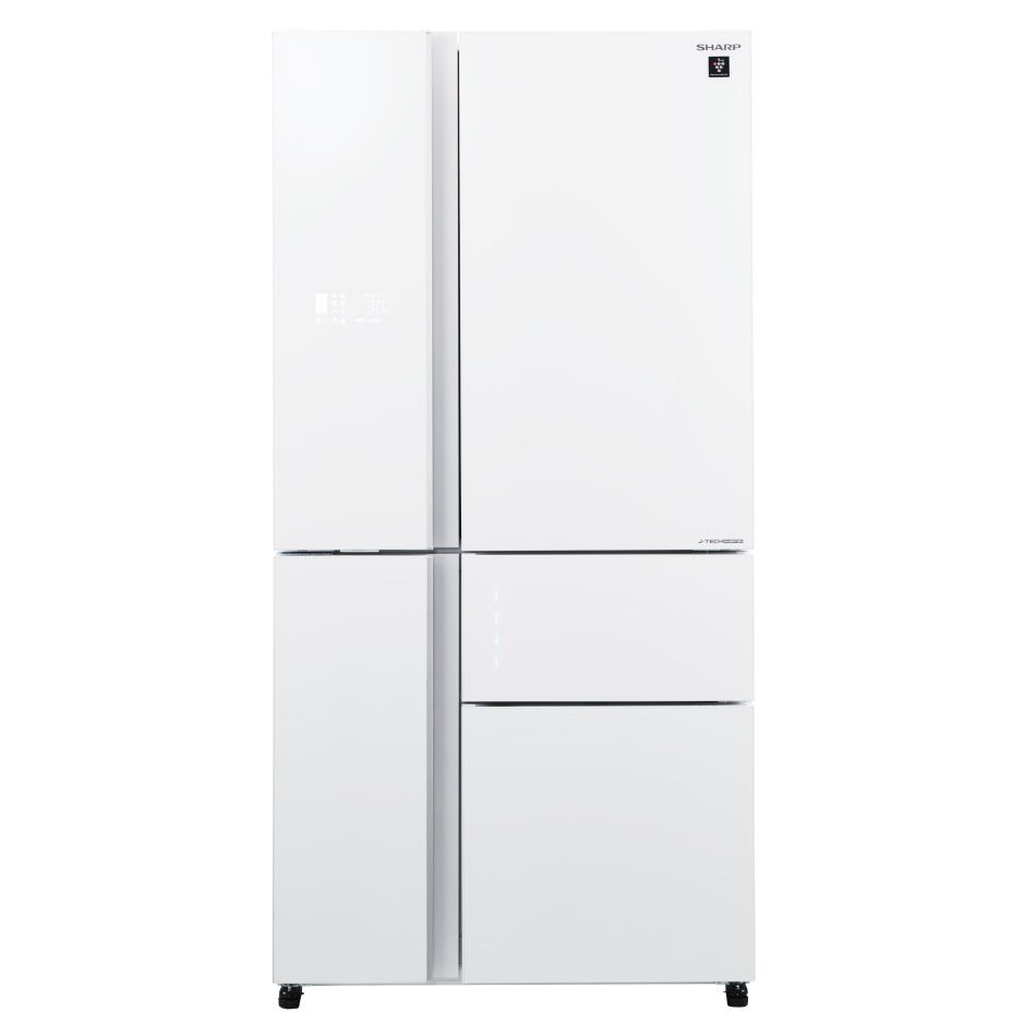 מקרר שארפ 5 דלתות Sharp SJ-FSR920-WH זכוכית לבנה