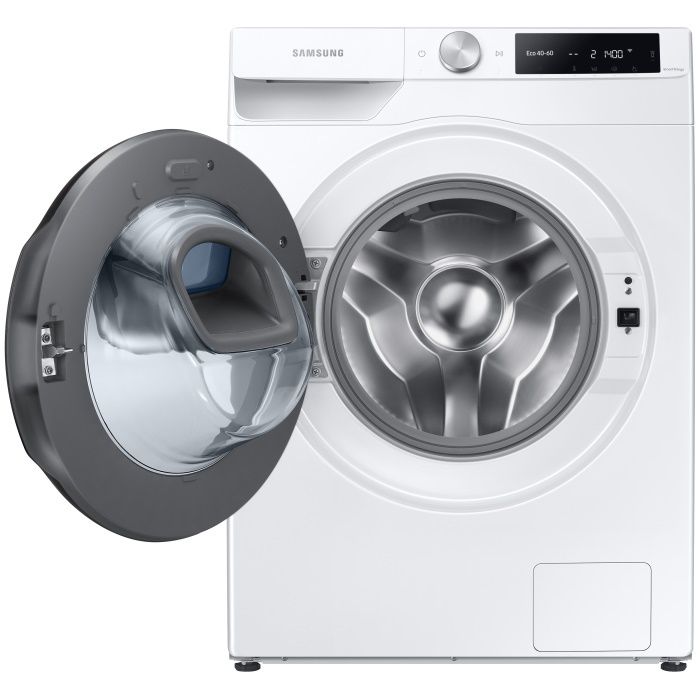 מכונת כביסה משולבת מייבש Samsung WD90T6542BE עם דלת פתוחה