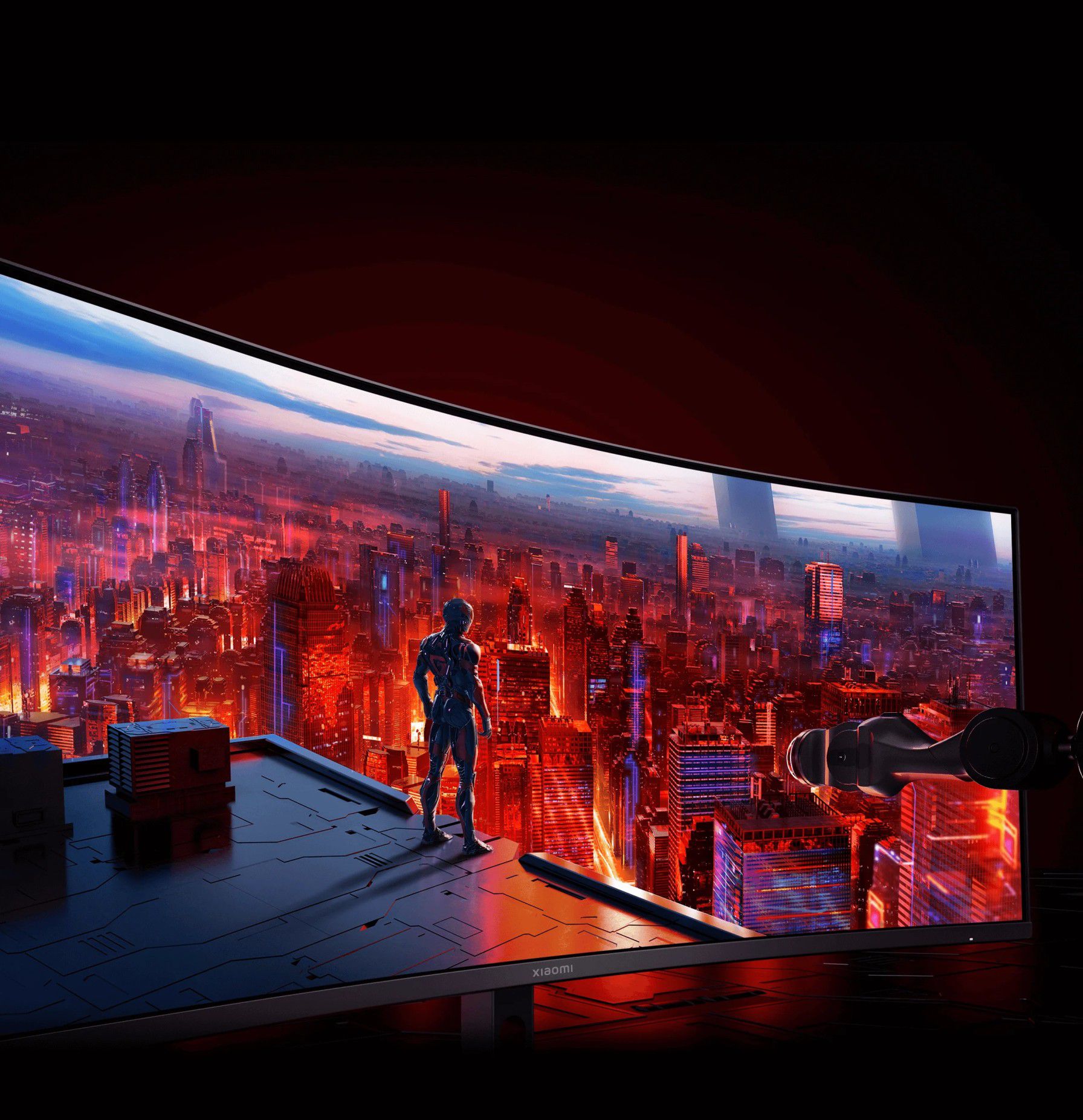Xiaomi G34WQi: מסך גיימינג קעור 34 אינץ' עם תאורת LED מרהיבה חווה את העתיד של הגיימינג עם מסך Xiaomi G34WQi 34 אינץ'. התאורה הצבעונית והעיצוב האלגנטי הופכים אותו למרכז תשומת הלב בכל חדר. עם קצב רענון של 180Hz ורזולוציית WQHD, תיהנה מחוויית משחק חלקה וצבעונית.