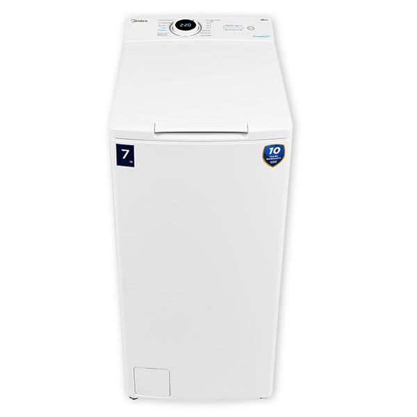 Midea MF100T70W-IL מכונת כביסה פתח עליון 7 ק״ג מכונת כביסה פתח עליון Midea MF100T70W-IL