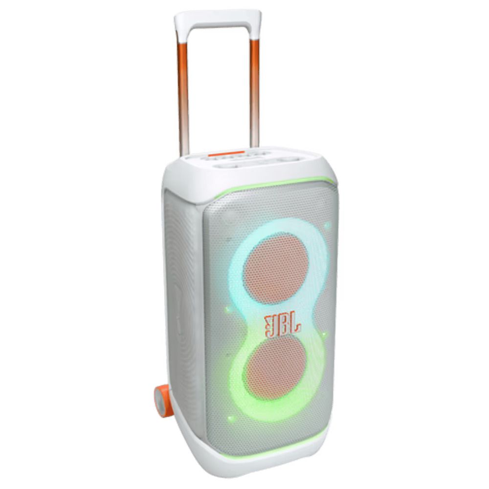 JBL PartyBox Stage 320 - ידית נשלפת וגלגלים לניידות ידית אחיזה טלסקופית נשלפת בבידורית JBL PartyBox Stage 320 לניידות קלה