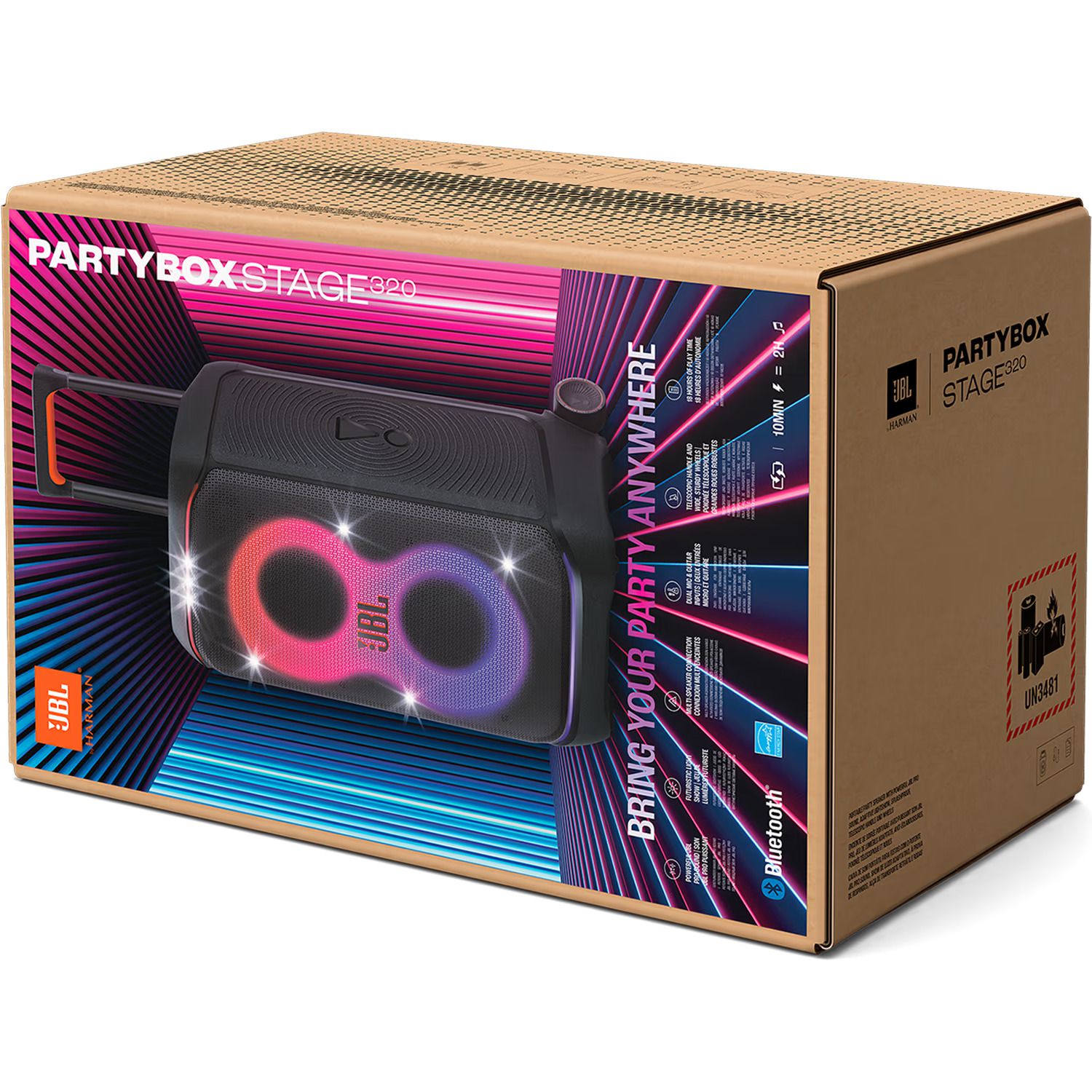 אריזת JBL PartyBox Stage 320