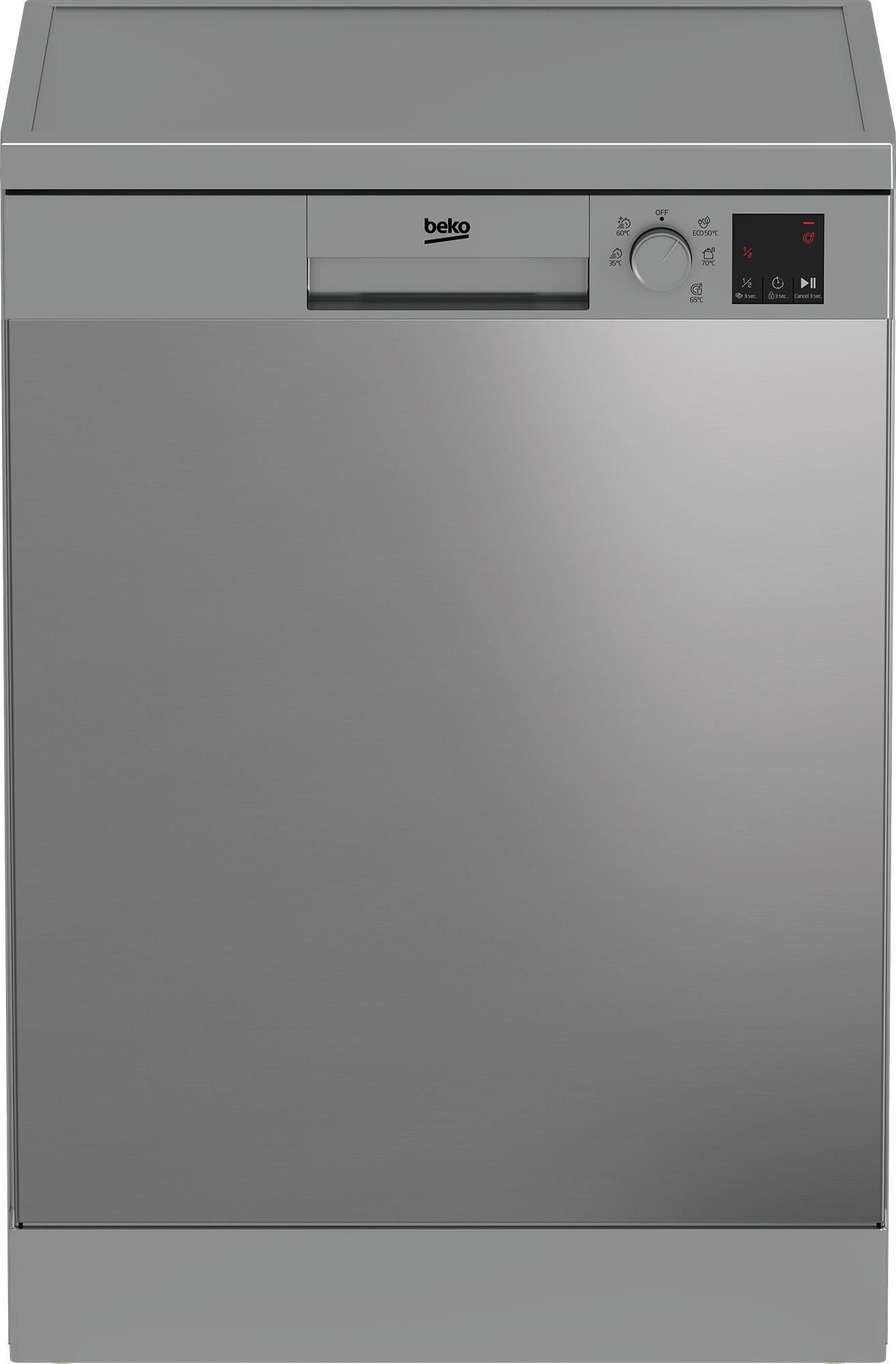 מדיח כלים Beko DVN05324X חזית מרכזית