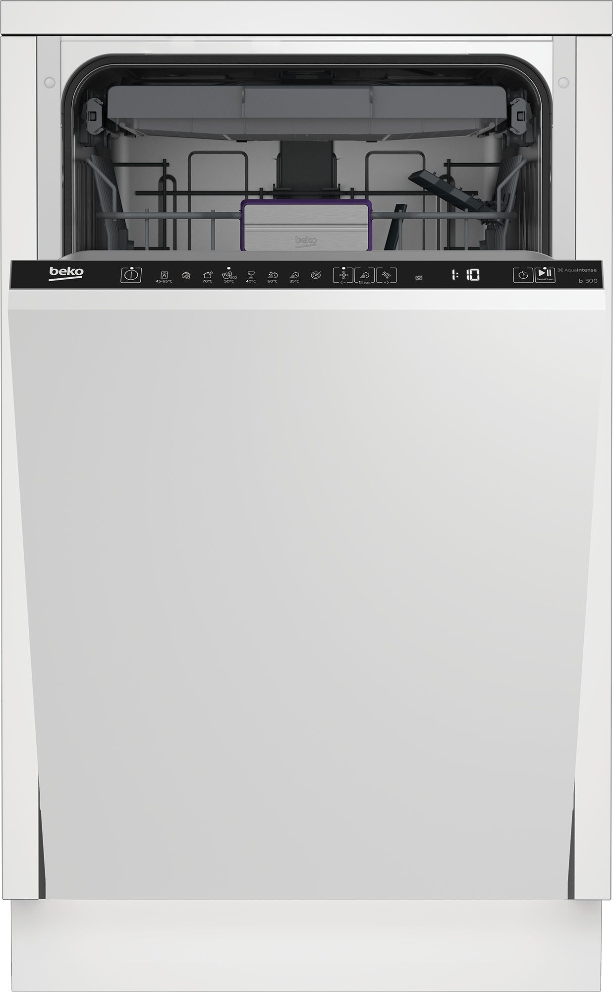 מדיח כלים אינטגרלי Beko DIS48120 - עיצוב אלגנטי וניקיון מושלם מדיח כלים אינטגרלי Beko DIS48120 בעל חזית לבנה נקייה, משתלב בצורה מושלמת בכל מטבח. 11 מערכות כלים, 8 תוכניות הדחה וטכנולוגיות מתקדמות מבטיחות ניקיון יסודי וחסכון באנרגיה.