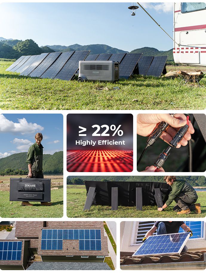 פאנל סולארי ZENDURE 200W