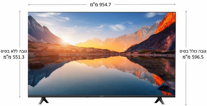 Xiaomi TV A 43 FHD Quality איכות תמונה FHD שיאומי 43