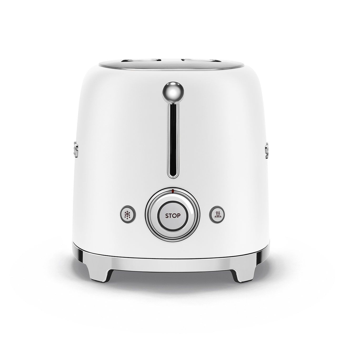 החריצים הרחבים של מצנם SMEG TSF01WHMEU מצנם SMEG TSF01WHMEU לבן מט עם שני חריצים רחבים