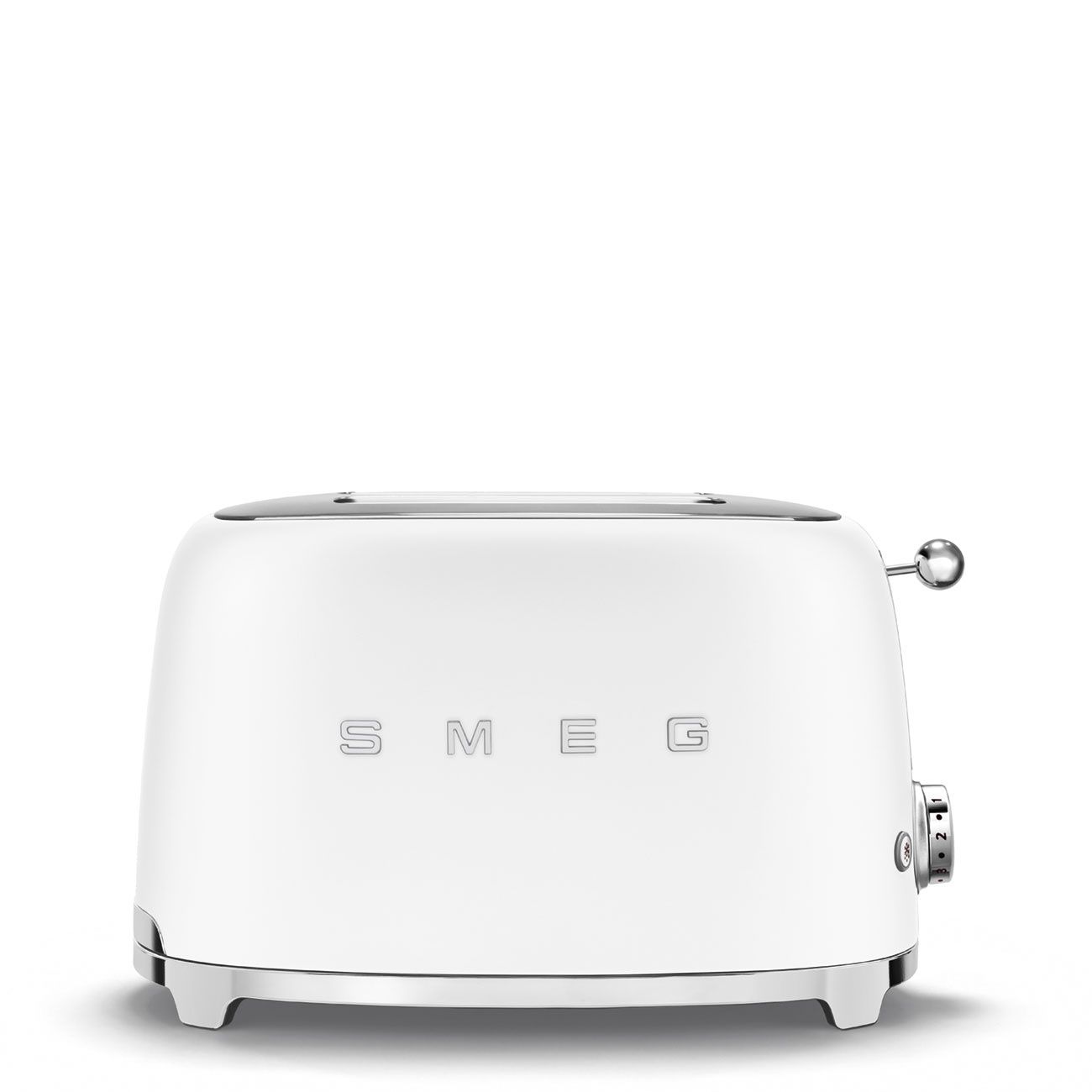 SMEG TSF01WHMEU – מצנם לבן מט לשתי פרוסות מצנם 2 פרוסות SMEG TSF01WHMEU בצבע לבן מט