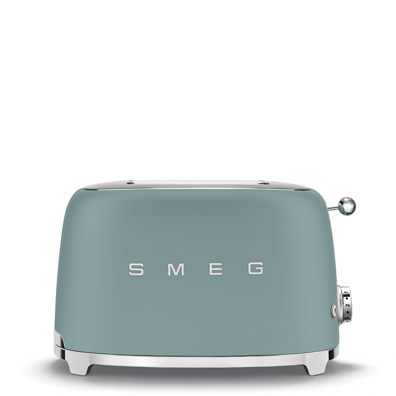 SMEG TSF01EGMEU – מצנם Emerald Green Matt לשתי פרוסות מצנם 2 פרוסות SMEG TSF01EGMEU בצבע ירוק אמרלד מט