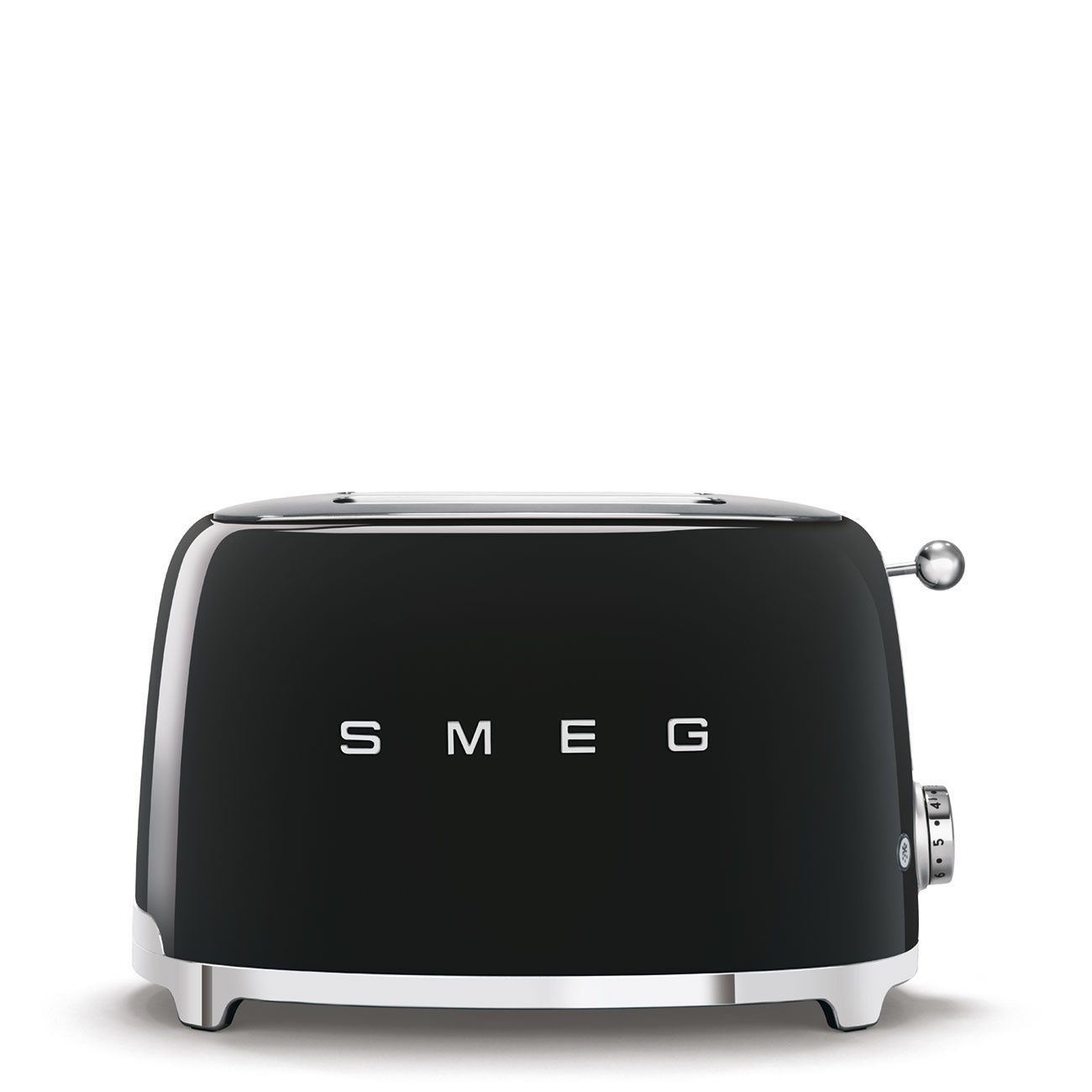 מצנם 2 פרוסות SMEG TSF01BLEU בגימור שחור מבריק מסדרת 50’s Style