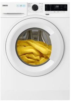 מכונת כביסה Zanussi ZNF842D1W1 פתח חזית 8 ק״ג עם AutoAdjust וסחיטה 1400 סל״ד