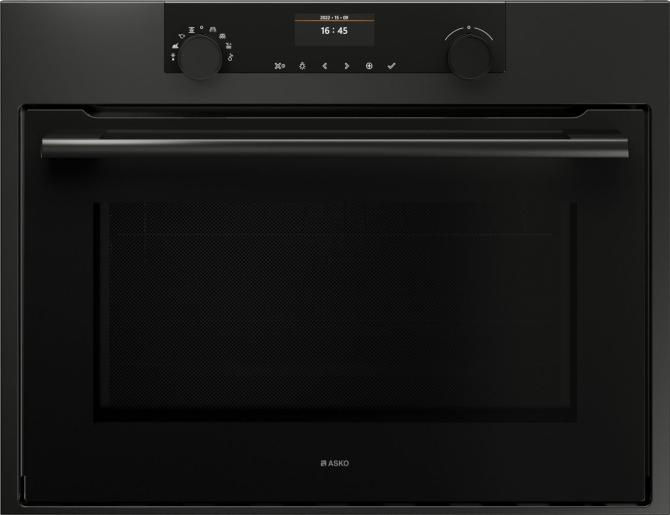 תנור משולב מיקרוגל ASKO OCM8464A1 שחור גרפיט – חזית ועיצוב פרימיום