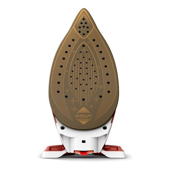 תחתית מגהץ קיטור Tefal SV8110E0 במצב אנכי תחתית מגהץ קיטור Tefal SV8110E0 במצב אנכי
