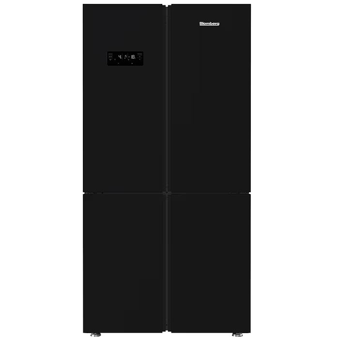 מקרר 4 דלתות Blomberg KQD1644GB זכוכית שחורה 572 ליטר