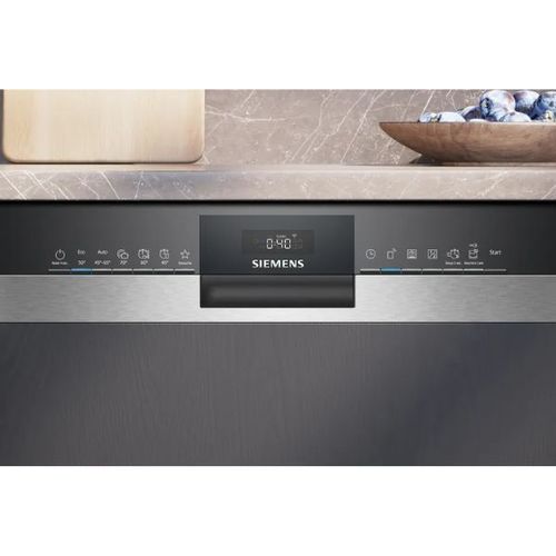 מדיח כלים חצי אינטגרלי Siemens SN53ES22CE iQ300 רחב, 14 מע` כלים-גרמניה סימנס | יבואן רשמי