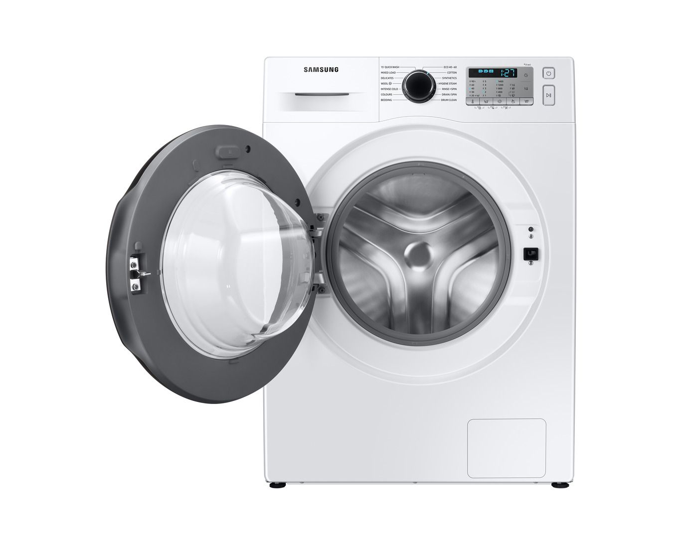 Samsung WW8STA046AH דלת פתוחה ותוף Diamond Drum מכונת כביסה Samsung WW8STA046AH עם דלת פתוחה ותוף Diamond Drum